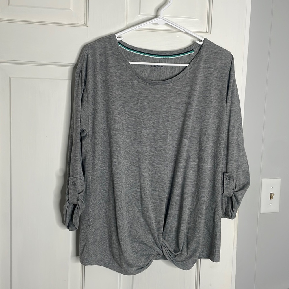 Gray blouse